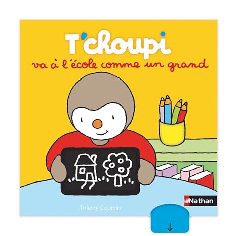 Tchoupi va à l'école comme un grand