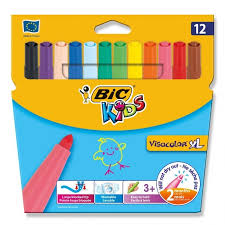 Pochette de 12 feutres grosse pointe extra large (BIC)