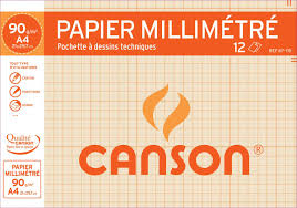 Paquet de papiers millimétrés